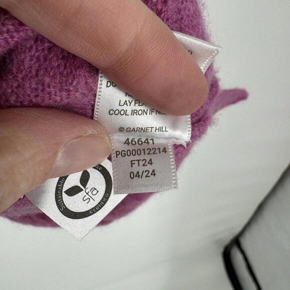 Sundance sweater womens small S pink cable knit cashmere cozy workwear office - Picture 6 of 7